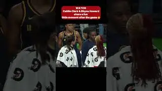 FUNNY MOMENT: Caitlin Clark Gets Goofed by Rhyne Howard After the Game 😂 #wnba