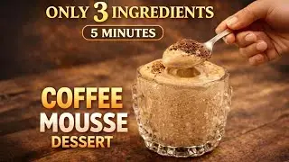 Coffee Mousse Recipe - 3 Ingredients! | 5 Minute Magic Dessert (Urdu/hindi voice+Eng Sub)
