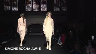 Simone Rocha AW15 at London Fashion Week