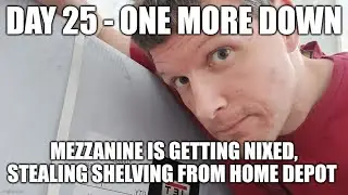 QQ's Woodshop - Day 25 - Home Depot Shelving?