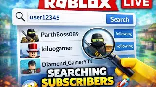 🔴 LIVE | Subscribers ka User ID Search 🔍 | Roblox Live Hindi #roblox 