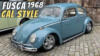 FUSCA 1968 CAL STYLE - COR AZUL REAL!