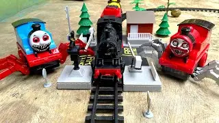 Merakit Drama Mainan Kereta Api Claasic, Kereta Api Laba laba, Thomas Exe, Choo choo Charles - Toys