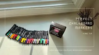 Best Chalk Markers for Blackboards! ✍️ 30-Pack Neon & Pastel Fine Tip Erasable Markers