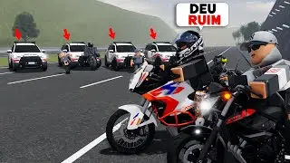 ROBLOX - NUNCA VI TANTA POLICIA NA RUA DO GRAU DE MOTO