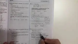 ❗❗ AYDIN 'dan Mükemmel PARABOL sorusu.. ( Mutlaka İzle )