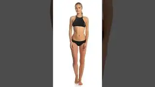 Arena Women's Rulebreaker Think Crop Top Bikini Top | SwimOutlet.com