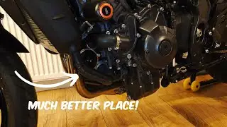 Modding Yamaha MT 09 - Part 1: Horn Relocation