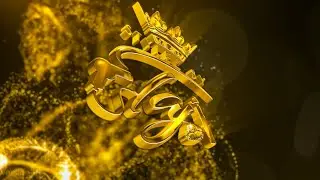 Gold 3D Particles Logo Intro | AE LOGOES
