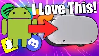 Это моя любимая функция Quest 2! Установка полноценной версии Android и многозадачность!