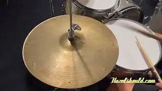Vintage Zildjian 1950s Sizzle Hi Hats 14&rdquo; 730 786 g