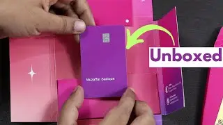 slice Debit/ATM Card Unboxing | slice Zero Balance Savings Account Debit/ATM Card Unpacking