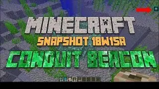 MineCraft Conduit - Beacon - BREATH UNDERWATER [18w15a]