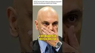 MORAES &Eacute; INTIMADO POR TRUMP E TEM DIAS CONTADOS #trump #alexandredemoraes