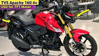 Aagaya😲Tvs Apache RTR 160 4V USD and Projector Light Review || Price Mileage Features 