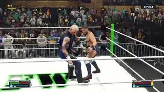 WWE 2K23 Fantasy Wrestling Dustin Rhodes vs JD Mcdonagh