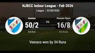 NJBCC - 2026 - Phoenix Flyers vs Veerans - Game2 (02/08/2026)