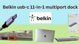 Belkin USB-C Connector /Belkin usb-c 11-in-1 multiport dock to mac /Unboxing video /Best Multiport