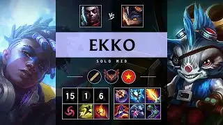 Ekko Mid vs Rumble - VN Grandmaster Patch 25.S1.3