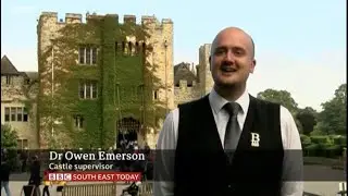 Dr Owen Emmerson on the BBC discussing abusive behaviour at Hever Castle