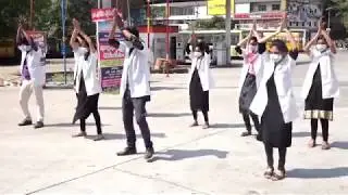 Flash mob on Hand Washing Technique and Street Play for Road Safety awareness