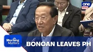 Ex-DPWH Chief Bonoan leaves for U.S.