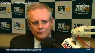 Swearing on the bible features in heated Ray Hadley interview with Scott Morrison