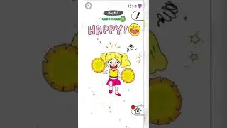 Draw Happy Puzzle: Brain Games Level 151 to 160 Android-iOS Walkthrough