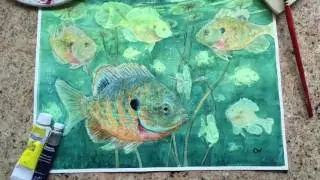 Watercolor Exhibit at Rum 138 in Fort White, Fl. November 4, 2016