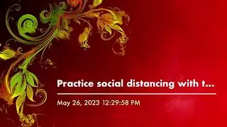 Practice social distancing with the devices