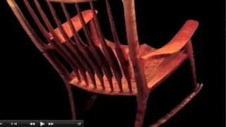 Dorte Rocking rocking chair design project HD
