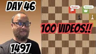 Day-By-Day Chess Progress:My Journey to 1600 ELO Day 46
