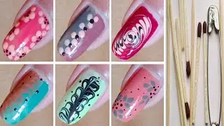 Easy and simple nail art designs with household items || Nail art designs 2026