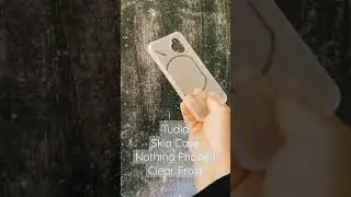 Unboxing Tudia Clear Frost Skin Case for Nothing Phone 1. #unboxing #tudia #gadgets #nothing #asmr