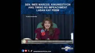 Sen. Imee Marcos, kinuwestiyon ang timing ng impeachment laban kay PBBM