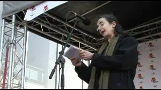 Dr. Helen Pankhurst at Join me on the Bridge, London, 2011