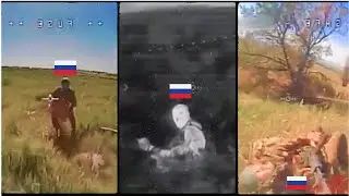 No Time to Run Ukrainian Drone Strike Hits Russian Soldiers Before They React