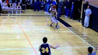Matt Tatge Blocks Shot Before Halftime