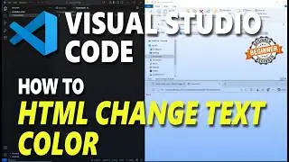 Visual Studio Code HTML How To Change Text Color
