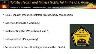 WO1 Kirstin Tanner OAM   Holistic Health and Fitness H2F  HP in the US Army