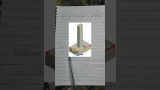 Footing Concrete Quantity 🔥💯😍 #civilengineering #shortsyoutube