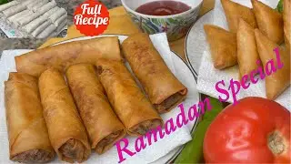 Chicken Spring Roll with Quick Tip | Ramadan Special Recipe | Complete Video | Make And Freeze