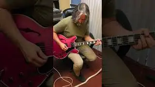 Gibson Custom Shop ES-355 KJ Pink Harmoni with Black Chrome Hardware