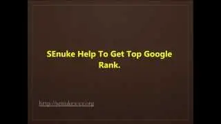 How To Use SEnuke XCR?