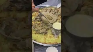 Mansaf : Jordans most popular food #jordan #mansaf #jordanian #meat #