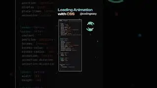 Loading Animation With CSS🔥 
