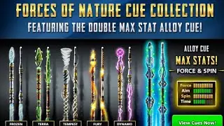 ALLOY CUE FREE + VIP CUE + DYNAMO CUE + FURY CUE + TEMPEST CUE ll 8 BALL POOL ll FREE TRICK