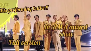 BTS performing Butter In AMA live awards 2021 full version #bts #amawards #butter