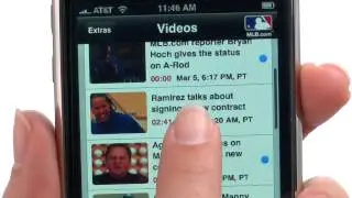 MLB at Bat app - iPhone App Demo by iPhoneAppDemos.tv