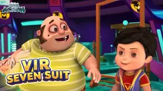 Vir The Robot Boy | Vir Ka Banaya Mask | Vir Seven Suit Compilation | Wow Action